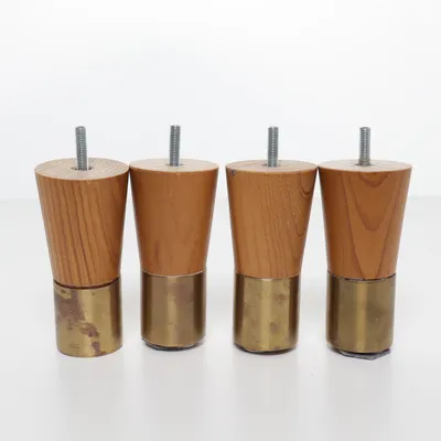 Møbelben (Beige, Guld)