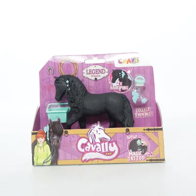 Toy animal (Legend Friesian) from Craze