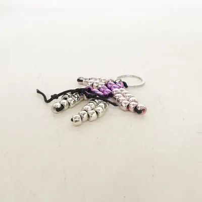 Porte-clés (Argent, Violet, Noir) de Topmodel
