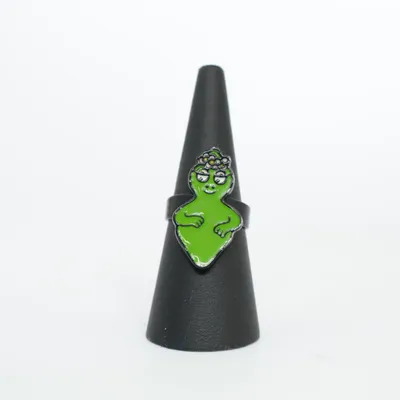Ring (Zwart, Groen) Onbekend materiaal