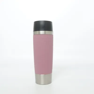 Thermos mug (Pink, Black) from Emsa