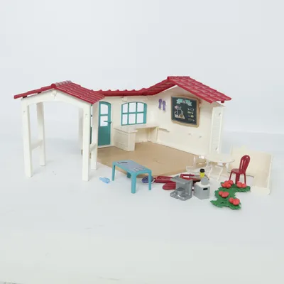 Dockskåp (Röd, Blå, Vit)