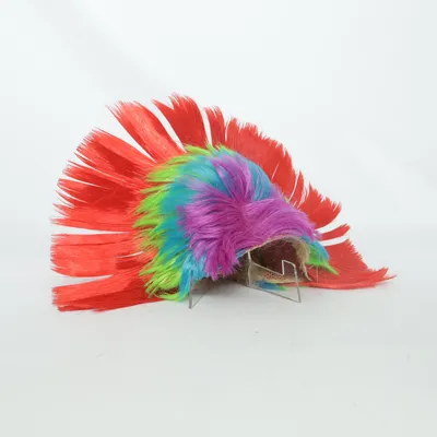 Perruque (Rouge, Multicolore)