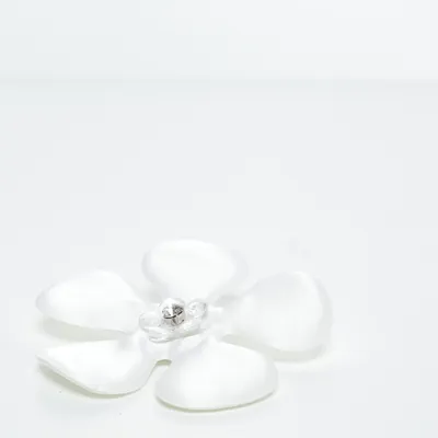 Broche (Hvid) Ukendt metal