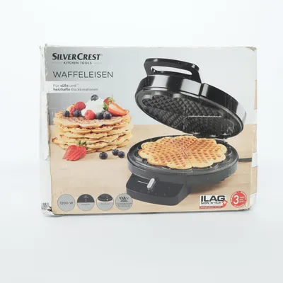 Våffeljärn (Svart) från SilverCrest
