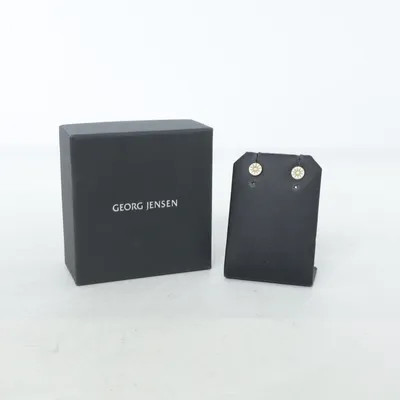 Örhängen (Vit, Guldfärgad) från Georg Jensen Okänd metall