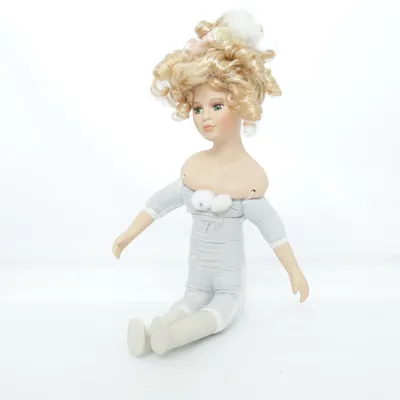 Porcelænsdukke (Grå)
