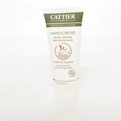 Handcrème (Weiße Heilerde Bio-Meisterwurz) van Cattier