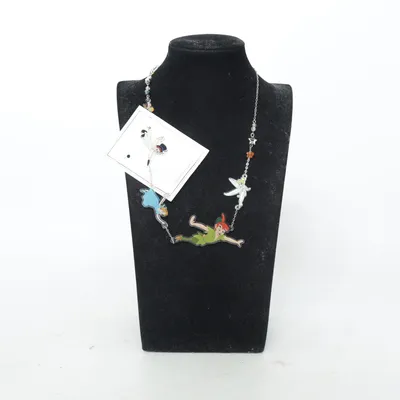 Halskette (Silber, Mehrfarbig) von Fashion Accessories Unbekanntes Metall