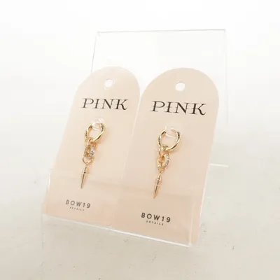 Oorbellen (Bow19) van Pink Onbekend materiaal