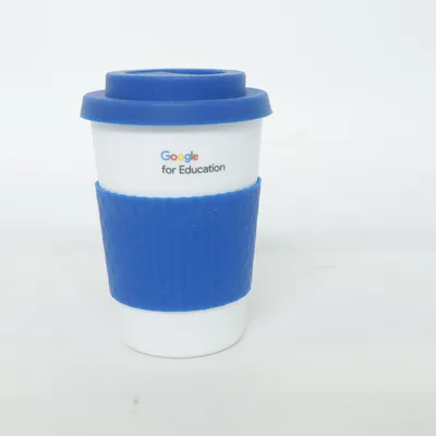 Take away mugg (Blå, Vit) från Google