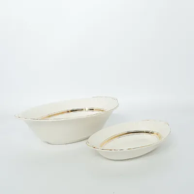 Plat creux (Cream Petal) de Grindley England