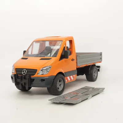 Toy car (Orange, Gray) from Bruder