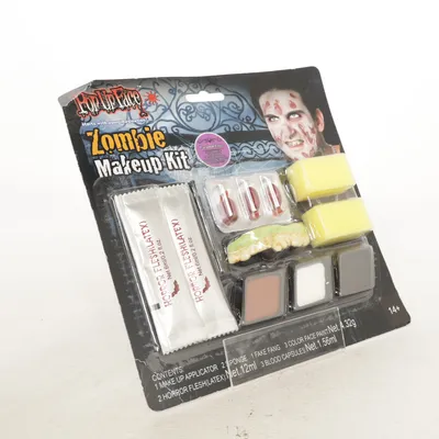 Maskeradtillbehör (Zombie Makeup Kit) från Pop up Face