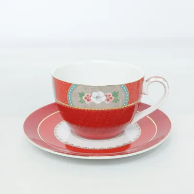 Kopp (Röd, Vit) från Pip Studio