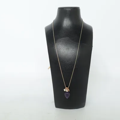 Halsband (Guldfärgad, Svart) från Dansk Smykkekunst Okänd metall