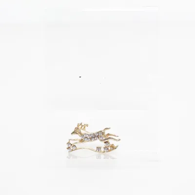 Brosch (Guldfärgad, Flerfärgad) Okänd metall