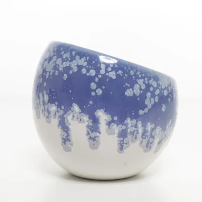 Bloempot (Blauw, Wit) van Bolia