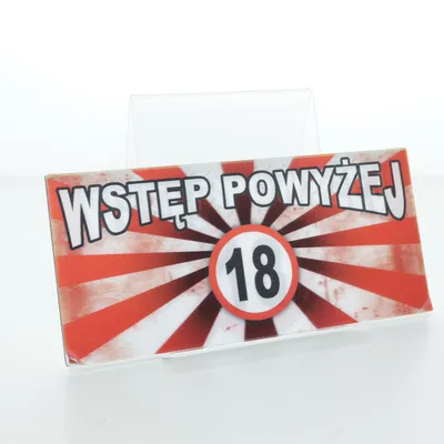 Sign (Red, White, Black)
