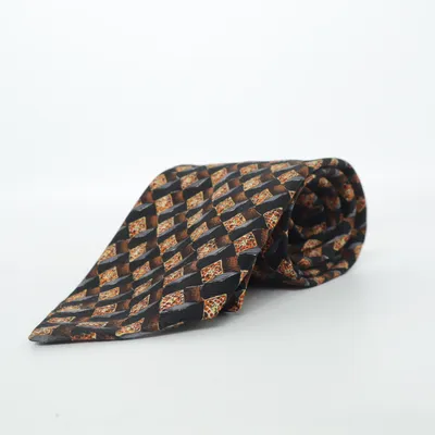 Tie (Black, Brown, Multicolored) from Tatch Polyester