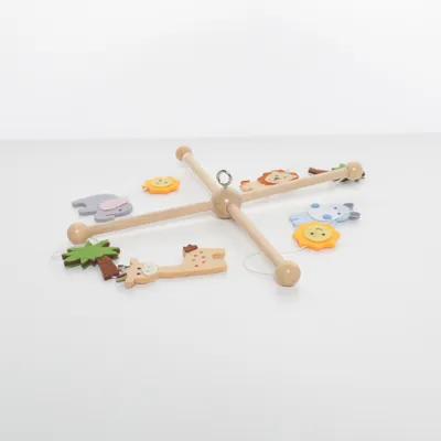 Baby cot mobile (Brown, Green, Multicolored)