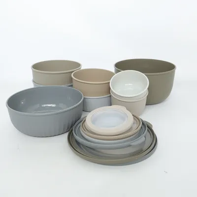 Boîte à déjeuner (Gris, Beige, Marron)