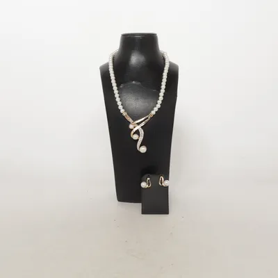 Parure de bijoux (Blanc, Or) de Fashion Jewelry Métal inconnu