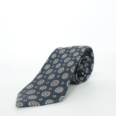 Tie (Blue, Beige, Gray) from Christensen Wool