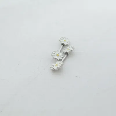 Piercingsmycke (Silverfärgad) Okänd metall