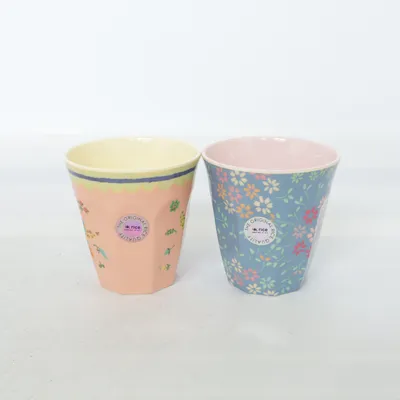 Dricksglas (Orange, Blå) från Rice