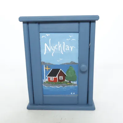 Sleutelkast (Blauw, Meerkleurig)