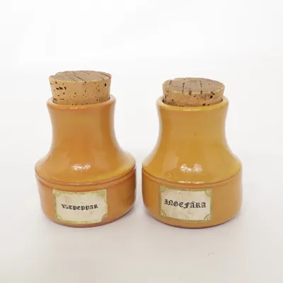 Kruidenpotje (Bruin, Geel)