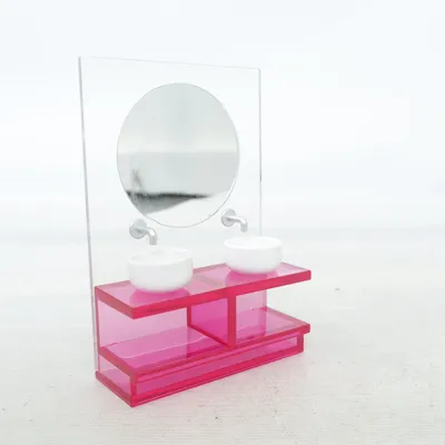 Leksaksmöbel (Rosa, Vit, Transparent)