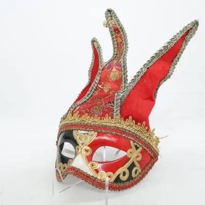 Maskeradmask (Röd, Svart, Flerfärgad)