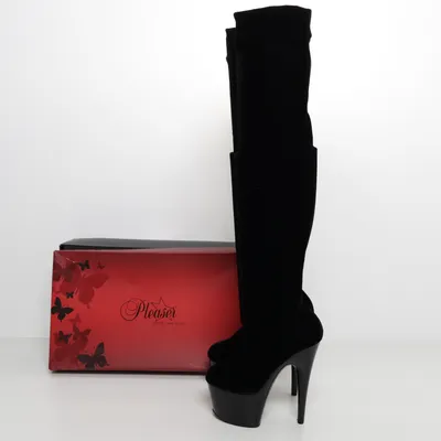 Laarzen (Zwart) van Pleaser