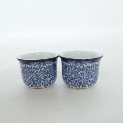 Eierbecher (Blau, Weiß) von Rörstrand