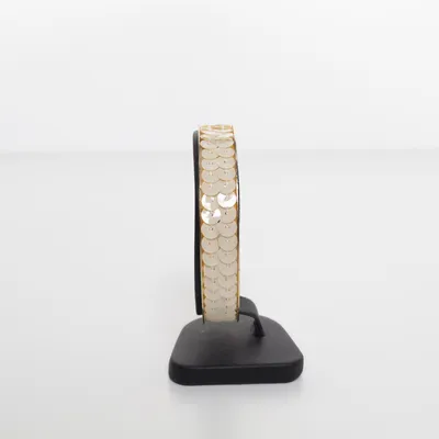 Bangle (Goud, Beige) Onbekend materiaal