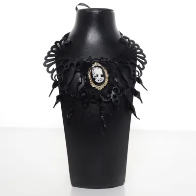 Choker (Zwart, Goud, Wit) Onbekend materiaal