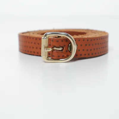 Ceinture Brighton En Cuir Marron - Taille S - État Très Correct Pour Un Look Vintage