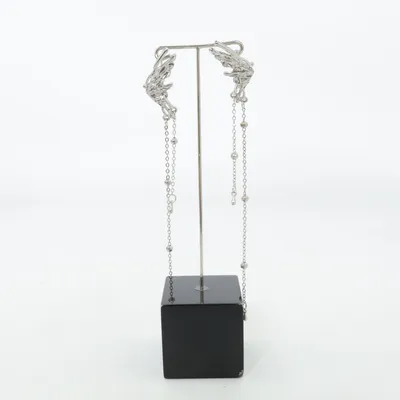 Örhängen (Silverfärgad) Okänd metall