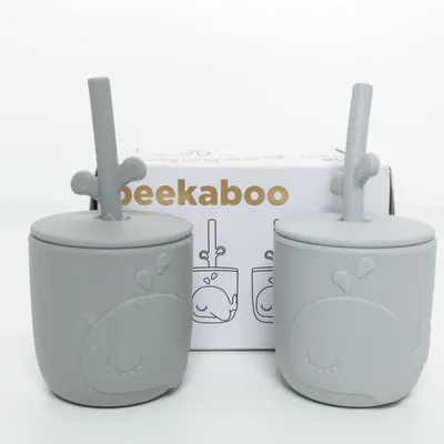 Take away mugg (Grå) från Peekaboo