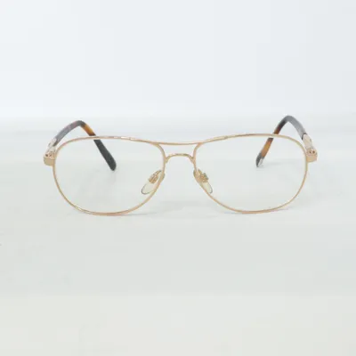 Glasögon (Guldfärgad, Brun)