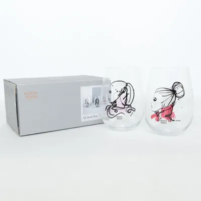 Dricksglas (Transparent, Flerfärgad) från Kosta Boda