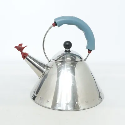 Vattenkittel (Silverfärgad, Blå) från Alessi