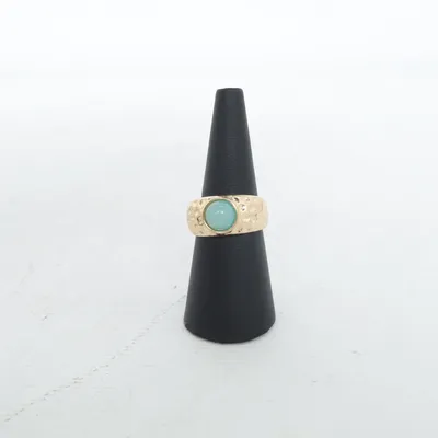 Ring (Guld, Turkis) Ukendt metal