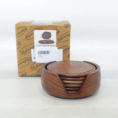 Glasunderlägg (Brun)