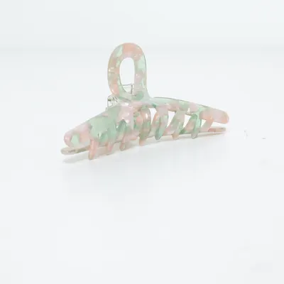 Hårklämma (Grön, Rosa)