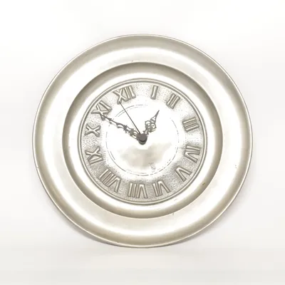 Wall clock (Silver)