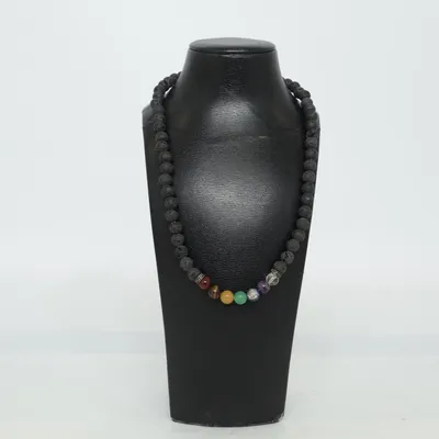 Halsband (Svart, Flerfärgad) Okänd metall