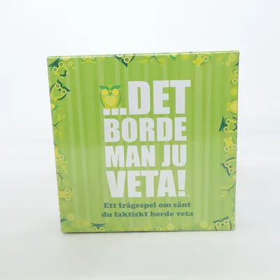 Board game from Kylskåpspoesi